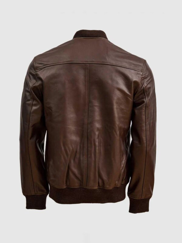 Classic Brown Bomber Jacket