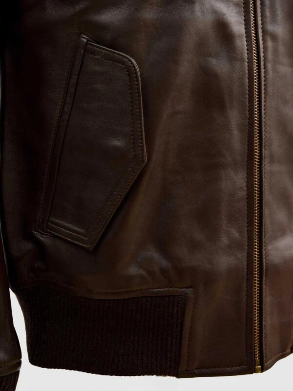 Classic Brown Bomber Jacket