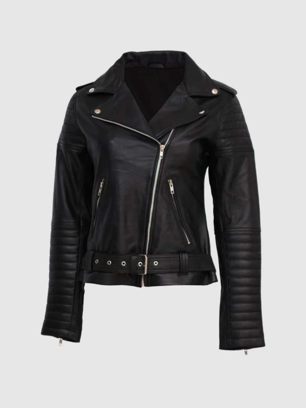 Womens Leather Motorcycle Jacket