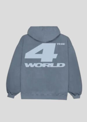 4the world grey hoodie