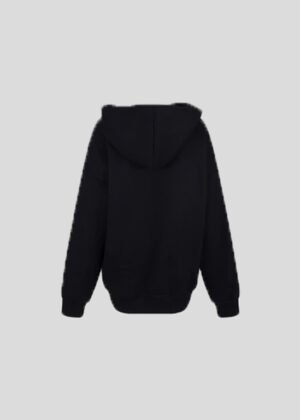 bb x ashish world peace pullover black hoodie