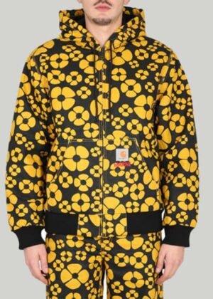 carhartt yellow flower jacket