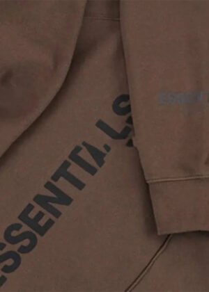 fog essentials brown hoodie