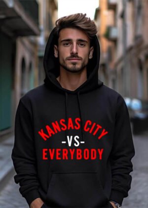 kansas city vs everybody black hoodie