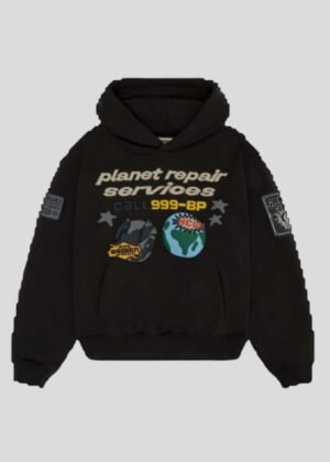 planet repair services black hoodie