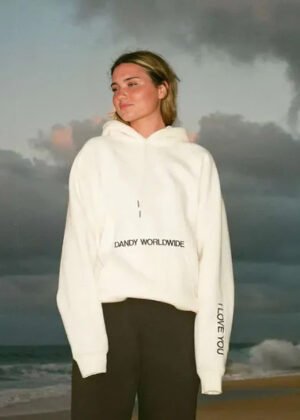 dandy words of affirmation oversized lux hoodie
