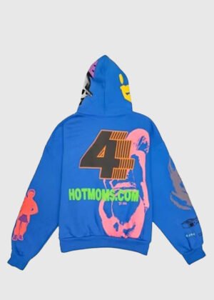 drake fatd for all the dogs pullover blue hoodie
