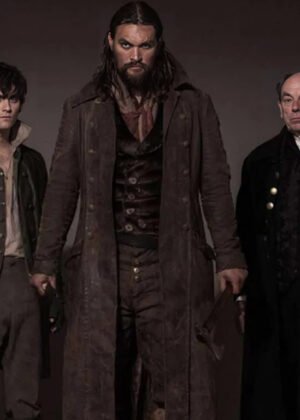 frontier jason momoa leather trench coat