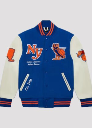 new york knicks ovo varsity jacket