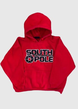 southpole red hoodie