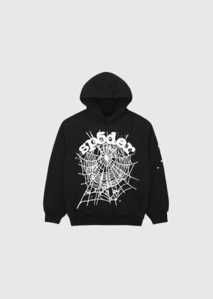 sp5der og web pullover black hoodie