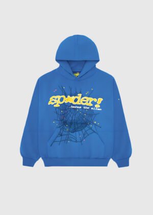 sp5der tc pullover blue hoodie