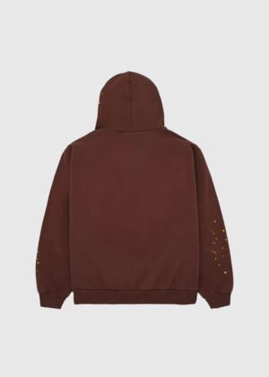 sp5der web hoodie brown