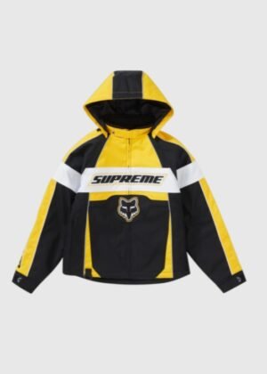 supreme fox racing jacket yellow