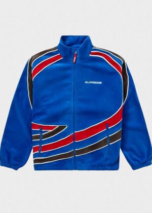 supreme racing fleece jacket
