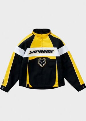 yellow supreme fox racing jacket