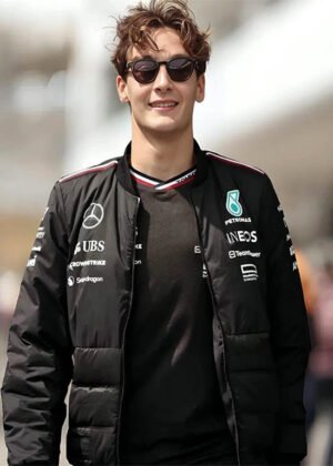 2024 mercedes george russell bomber jacket