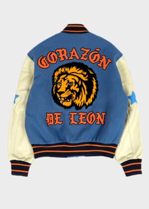 awake ny kings corazon lion wool varsity jacket