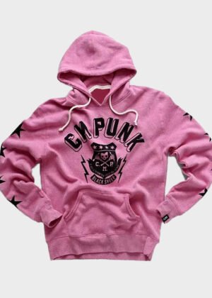 cm punk black sheep pink hoodie