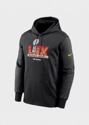 super bowl lix nike black performance hoodie